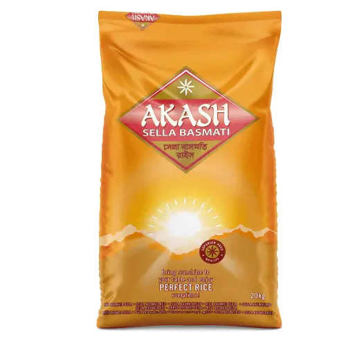 AKASH SELLA BASMATI RICE (ORANGE) 20 KG
