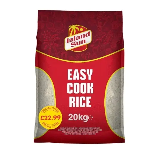 ISLAND SUN EASYCOOK RICE 20 KG