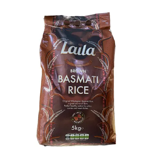 LAILA BROWN BASMATI RICE 5 KG