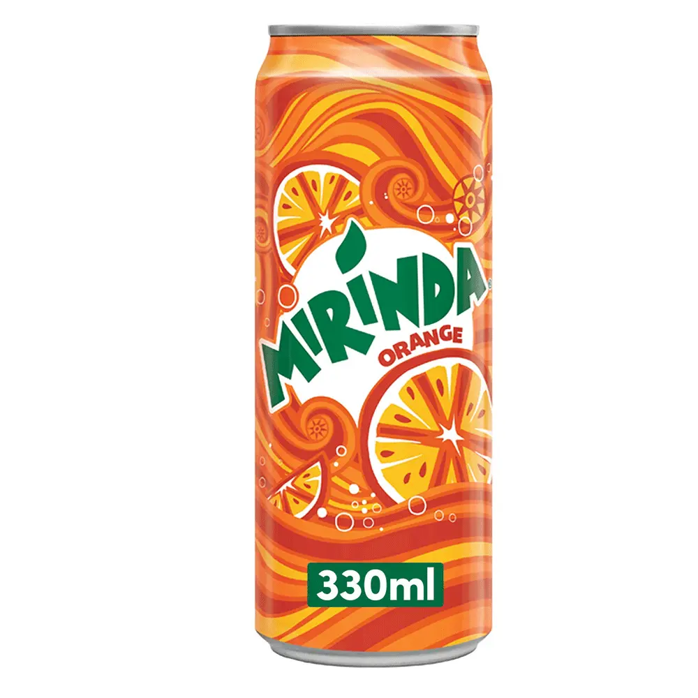 MIRINDA ORANGE CAN 330ML