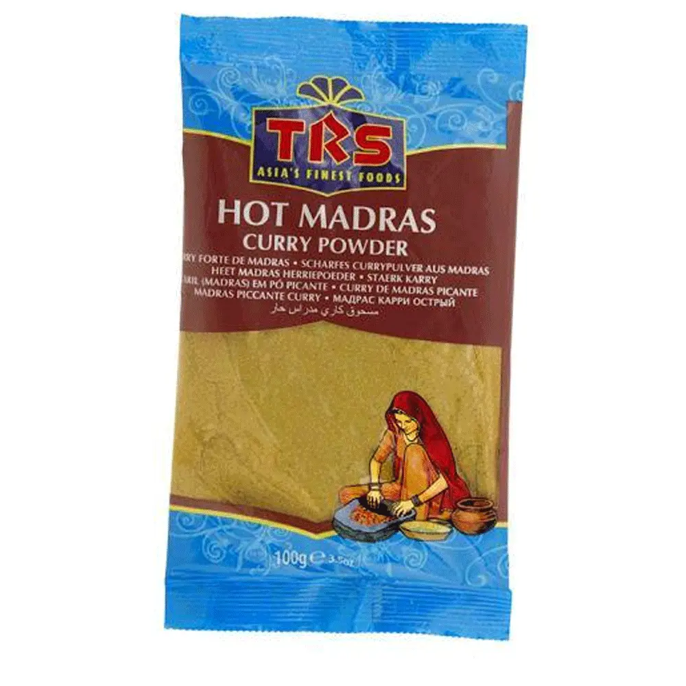 TRS HOT MADRAS CURRY POWDER 100G