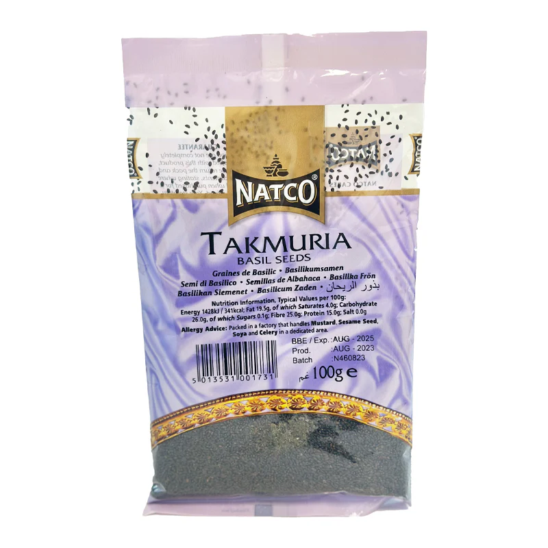 NATCO  TAKMURIA (BASIL SEEDS) 100G