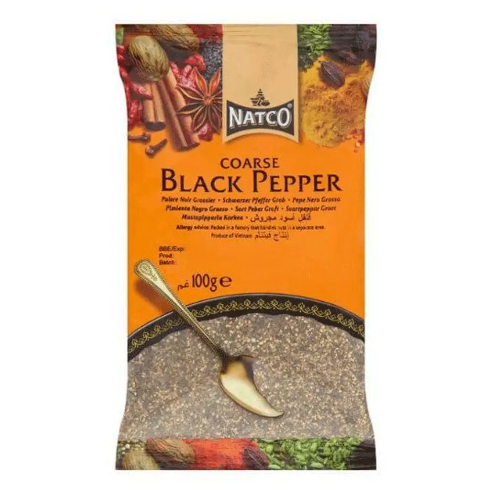 NATCO BLACK PEPPER COARSE 100G
