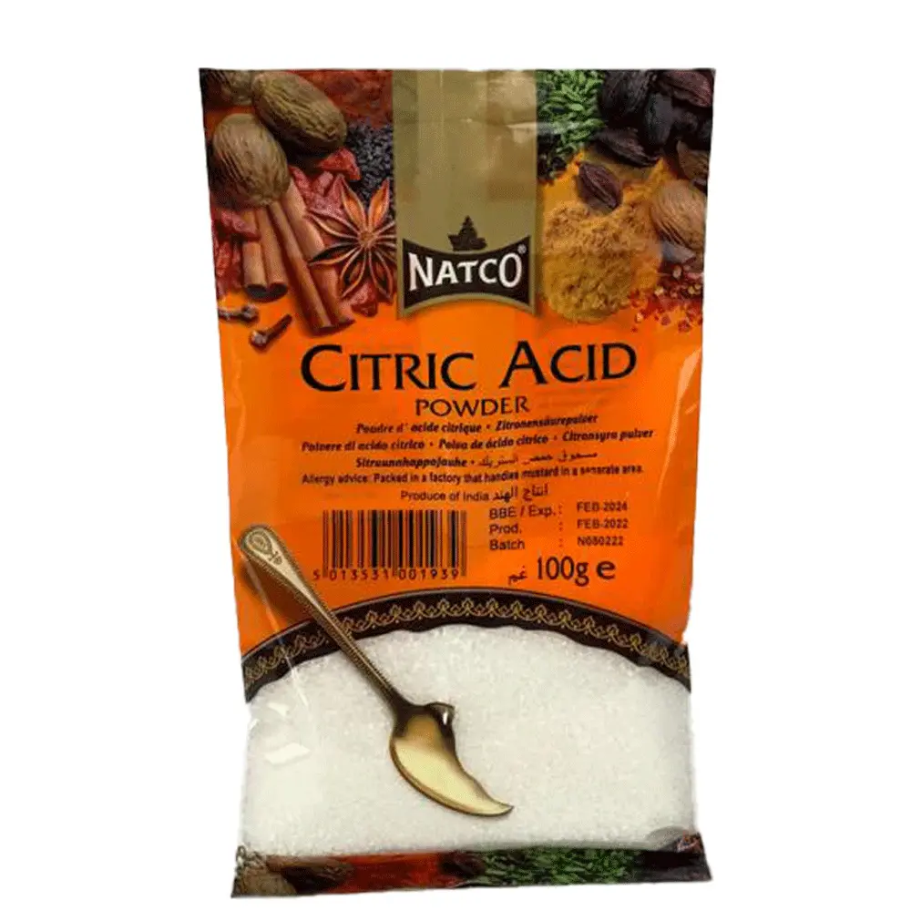 NATCO CITRIC ACID (POWDER) 100G
